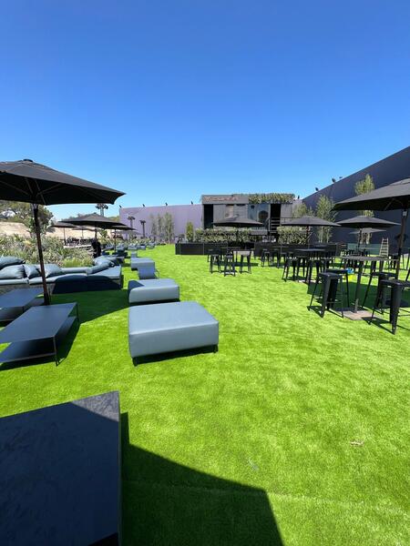 Césped artificial 40mm en Residencial