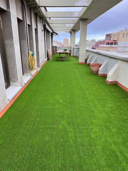 Césped artificial 30mm en Residencial