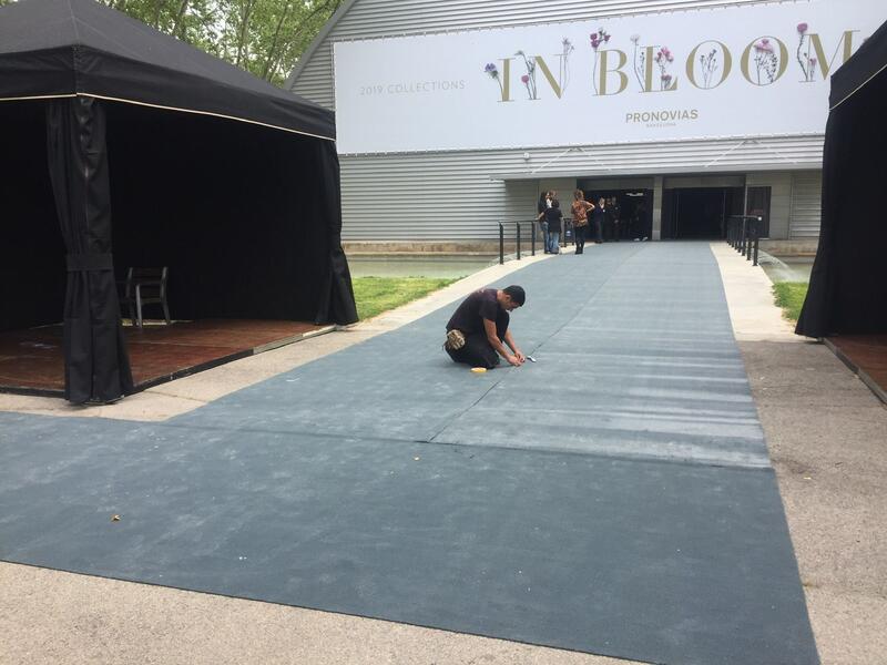 Césped artificial 8mm en Evento