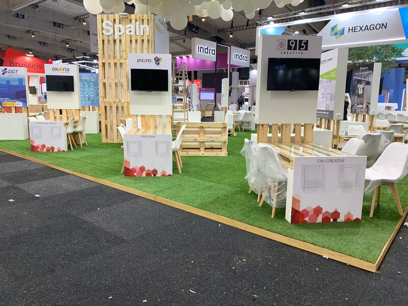 Césped artificial Londis en Evento