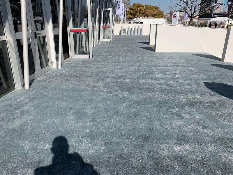 Césped artificial 8mm en Evento