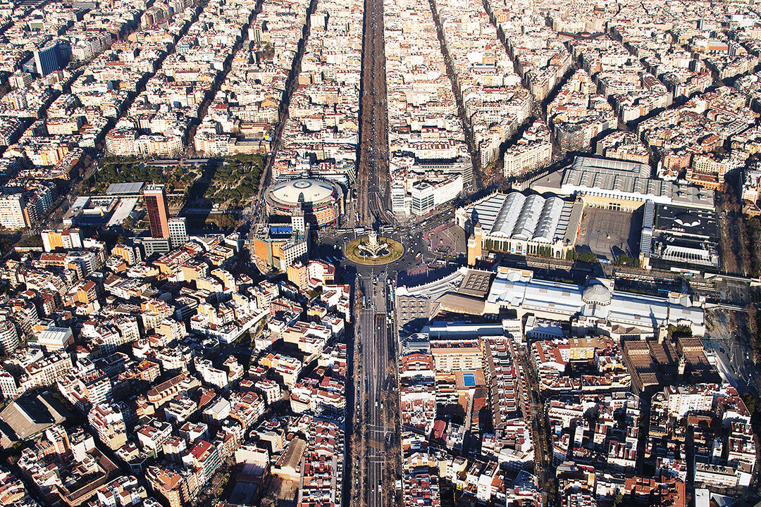 Césped artificial en Sants-Montjuïc